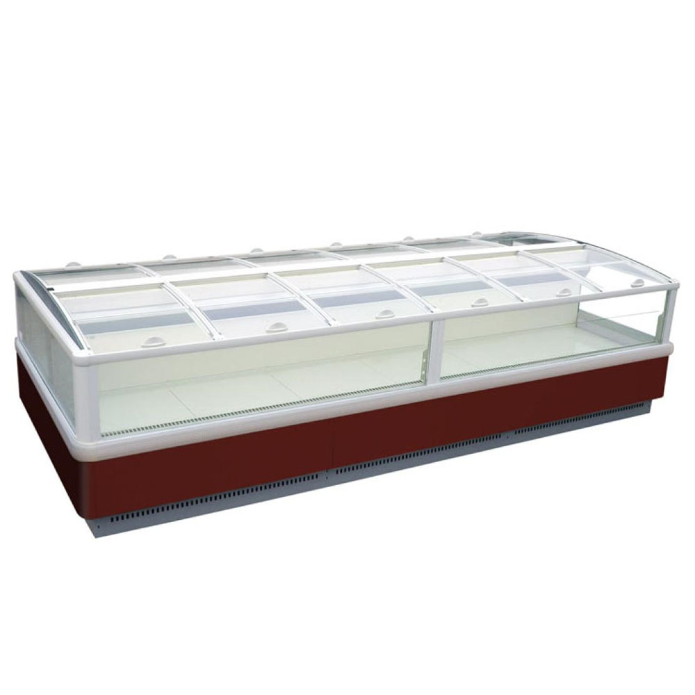 ≤-15℃ Supermarket Display Island Freezer
